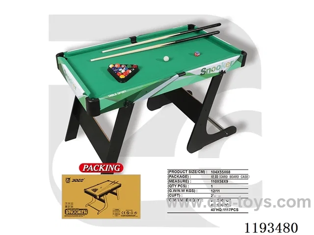 Folding Pool Table