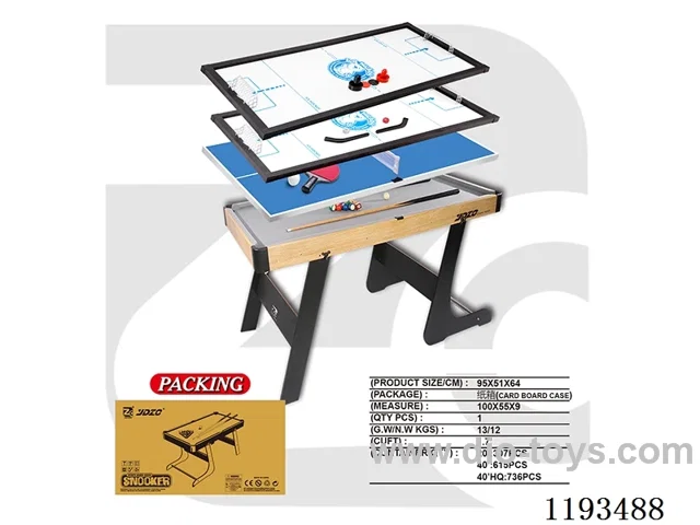 Folding Pool Table 4 in 1