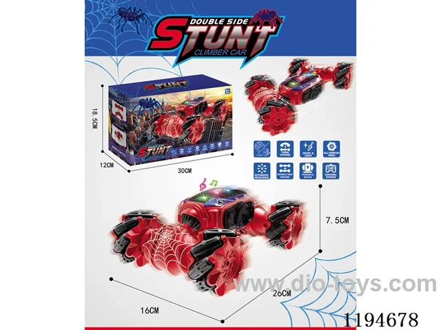 2.4G 9ch rc stunt car W L/M included 3.7V500mah battery
