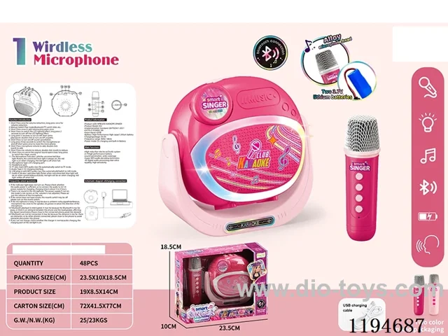 Bluetooth Wireless Lights Music Single Microphone Sound Kit