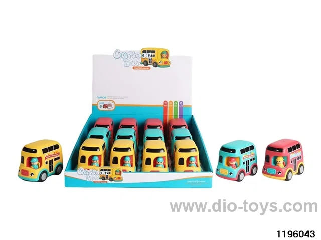 Inertia Cartoon Bus 12PCS