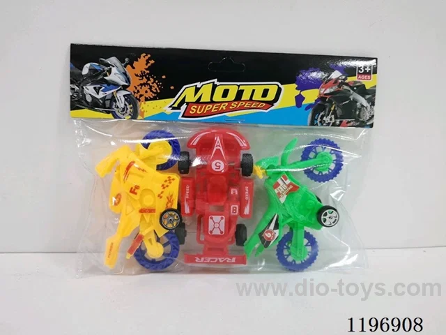 3PCS free wheel car