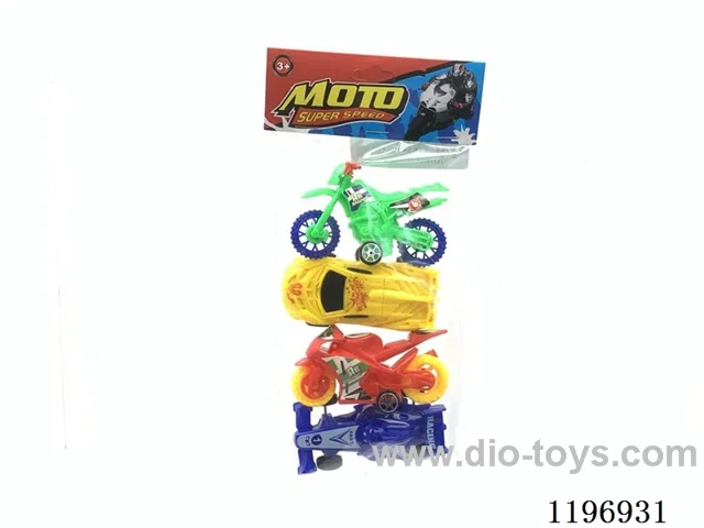 4PCS free wheel car