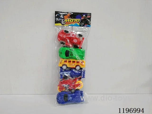 6PCS free wheel car