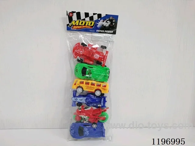 6PCS free wheel car