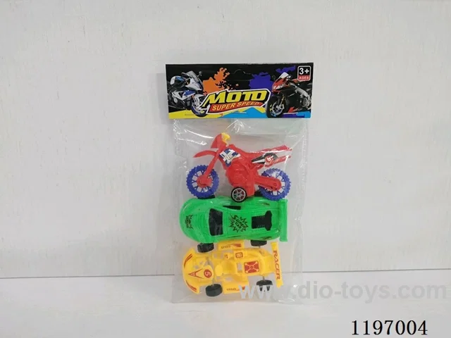 3PCS free wheel car