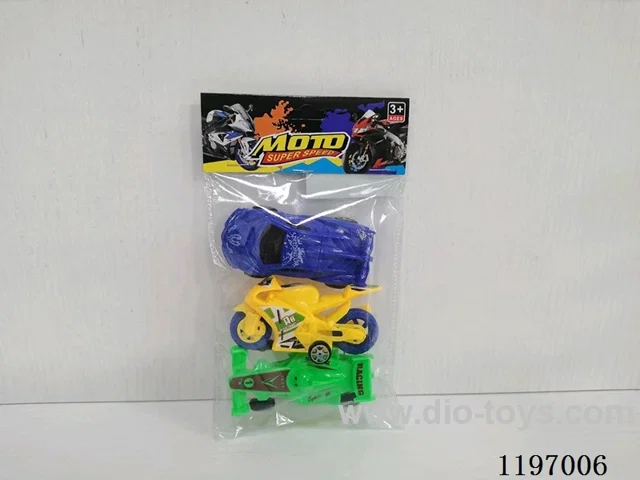 3PCS free wheel car