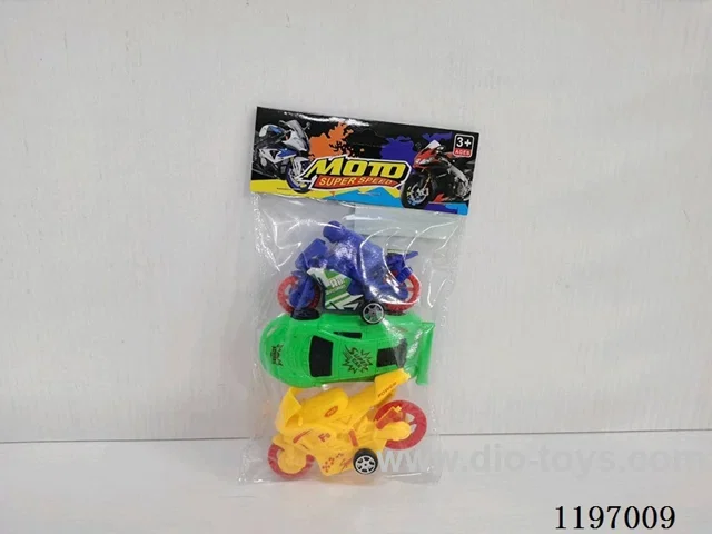 3PCS free wheel car