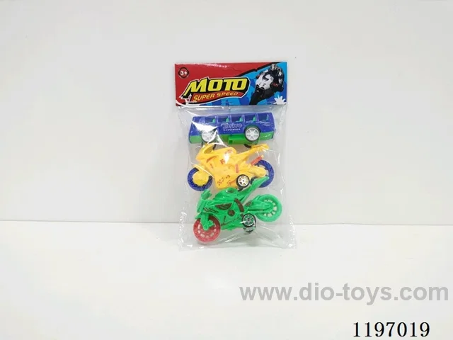 3PCS free wheel car