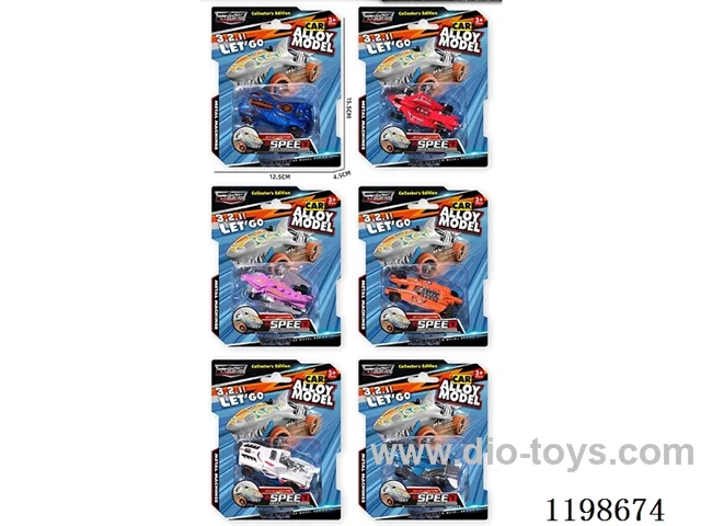1:64 free wheel alloy shark car