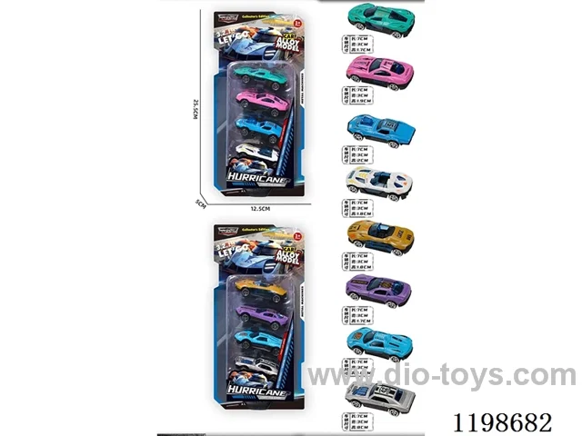 1:72 free wheel alloy car (racing)