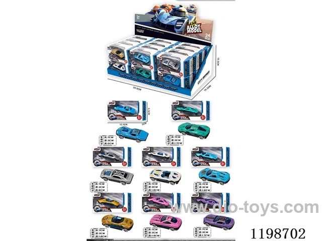 1:72 free wheel alloy car (racing)