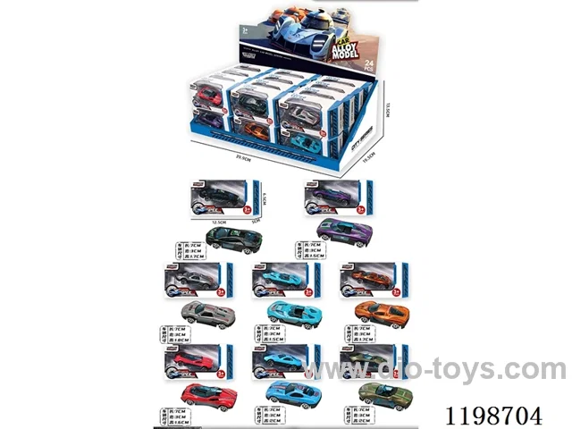 1:72 free wheel alloy car (racing)