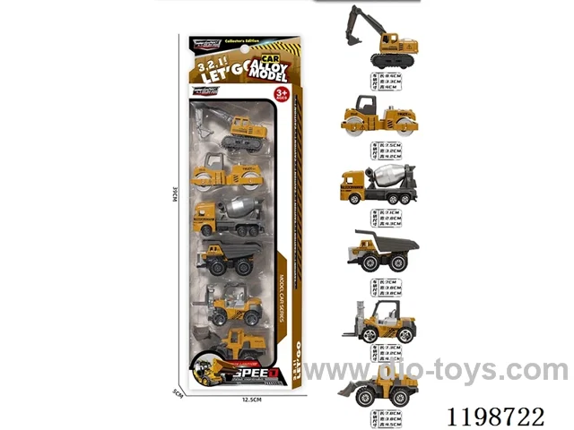1:64 free wheel alloy car (construction vehicle)