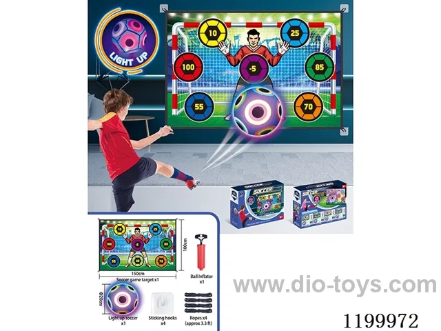 Soccer cloth (with a lighted ball)