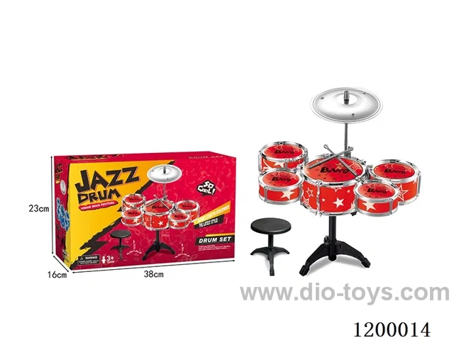 drum set in color box