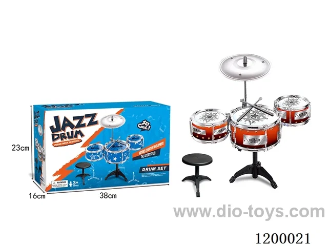 drum set in color box
