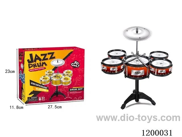 drum set in color box