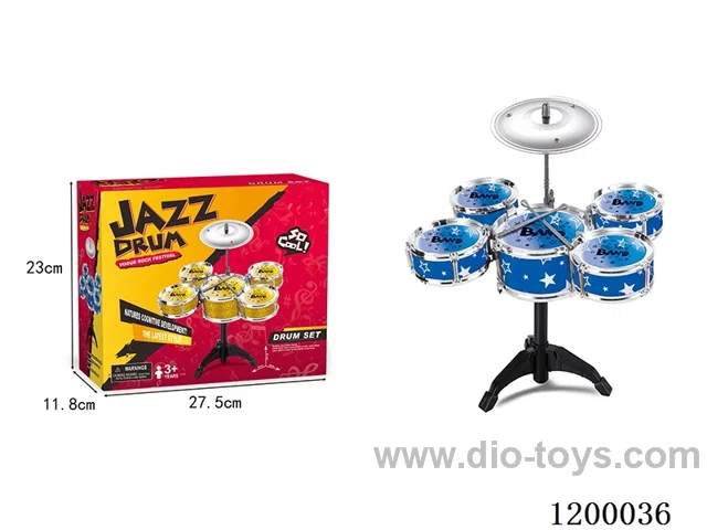 drum set in color box