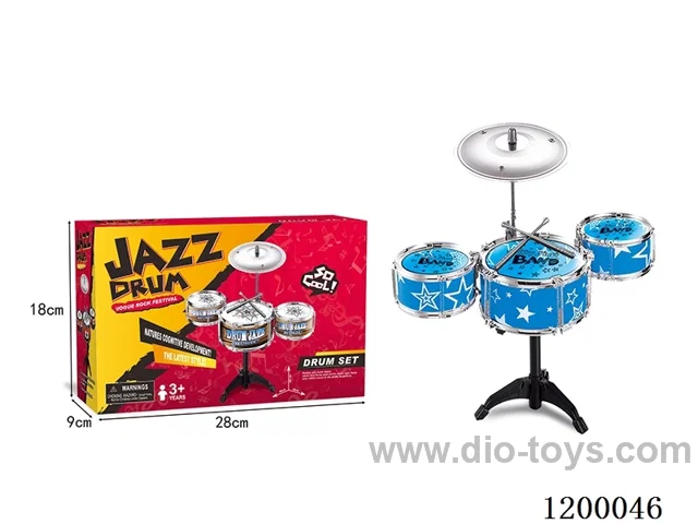 drum set in color box