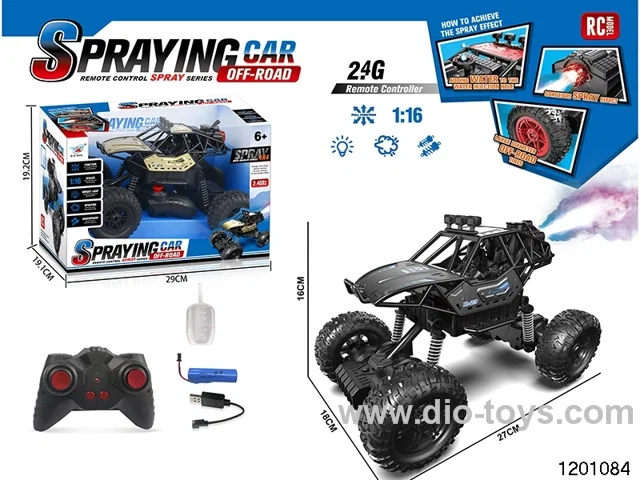 1:16 2.4G 6ch alloy RC car with light