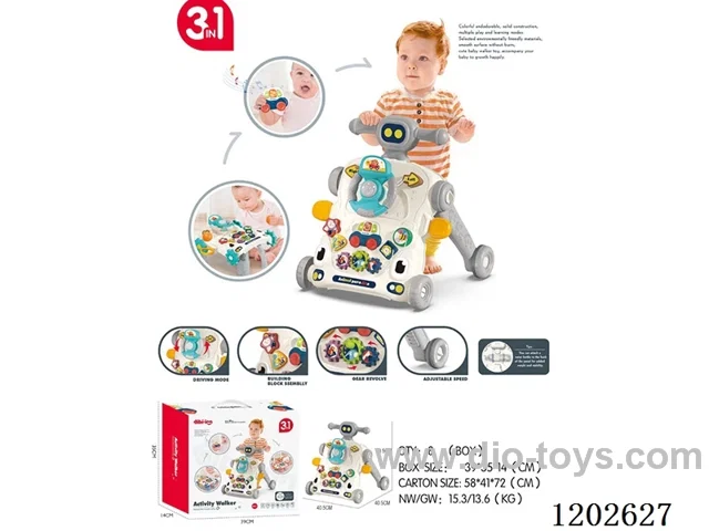 Multi-functional Walker 3-in-1 (Gray) not included battery