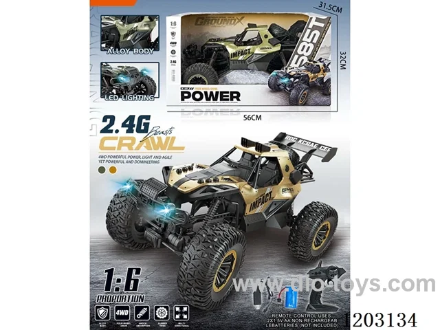 RC Alloy Jumbo Climbing Car included battery