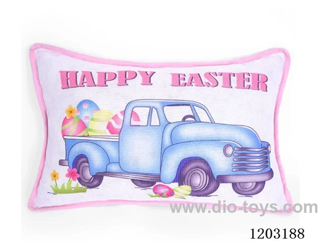 Easter throw pillow