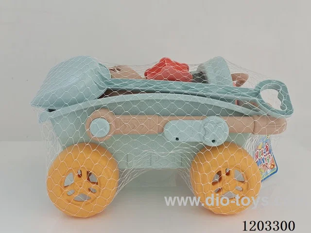 Straw Beach Storage Cart 25PCS
