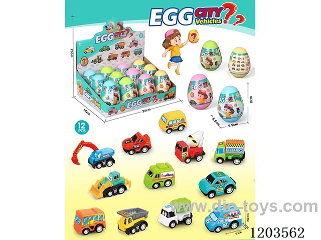 pull back car-Blind Eggs 12PCS