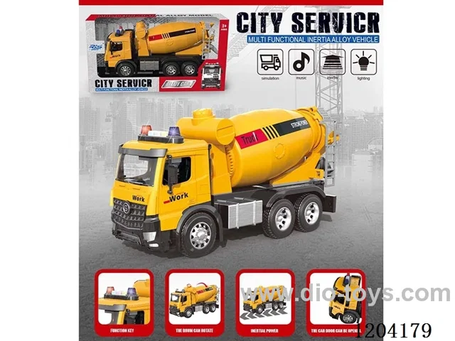 Inertial city engineering vehicle (yellow) alloy version