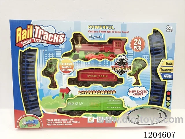 (GCC) Electric Light Music Track Train (battery not included)