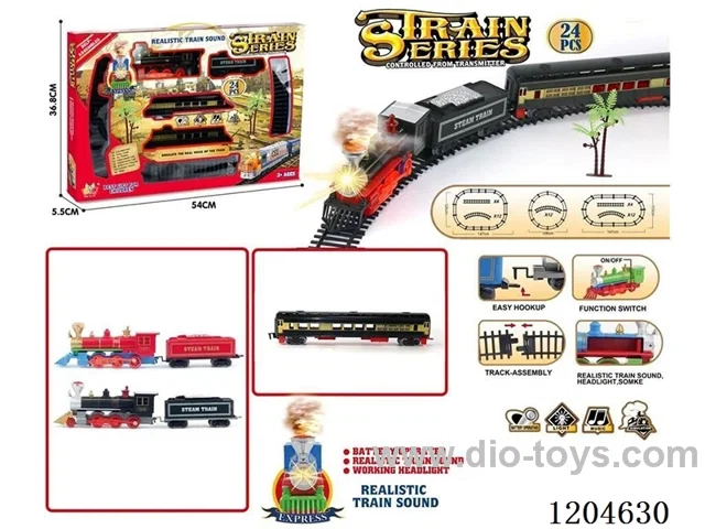 (GCC) Electric Light Music Track Train (battery not included)