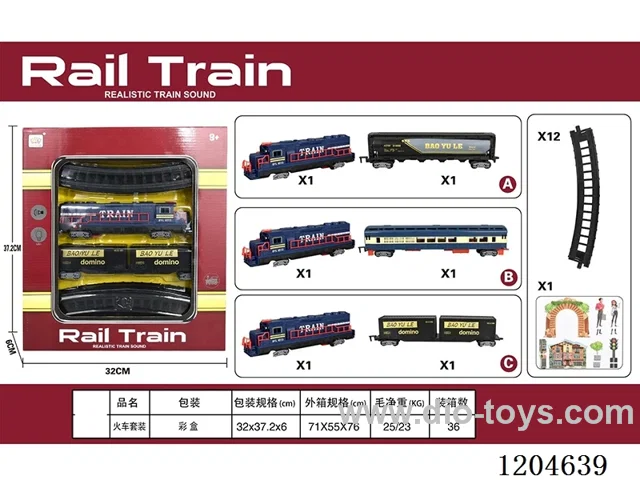 Electric light Music Track Train (battery not included)