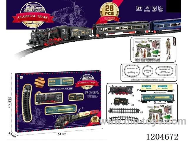 Electric light Music Track Train (battery not included)