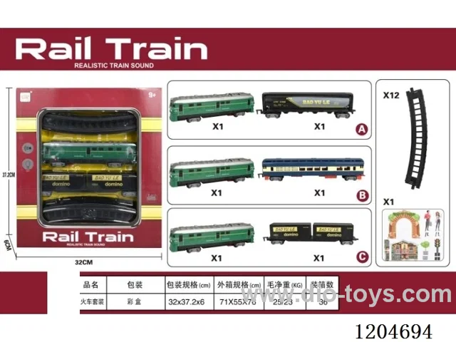 Electric light Music Track Train (battery not included)