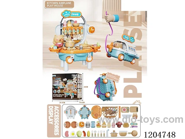 Mini airplane kitchen set