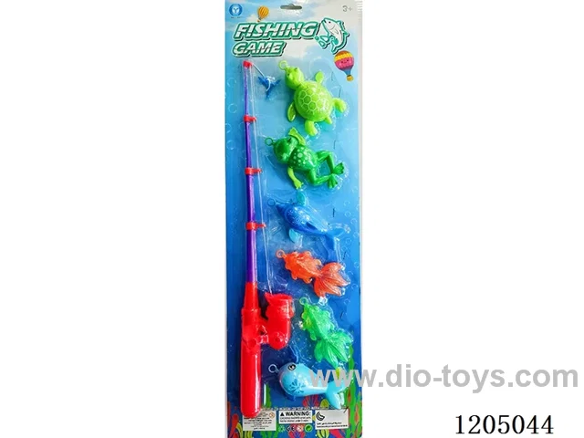 Fishing set (4 swimming fish +2 Goldfish)