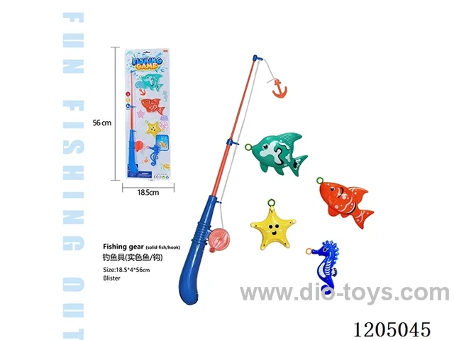 Fishing set (4 solid fish)