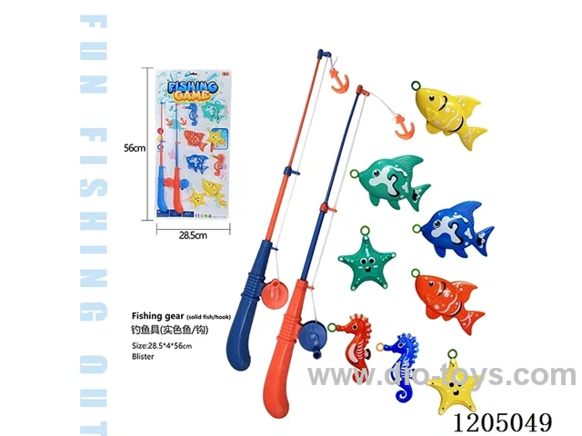 Fishing set (8 solid fish)