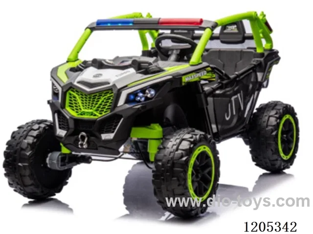Children's electric car/Four wheel drive, 12V390 motor, 12V10 battery, music, lighting, double doors, seat belt, carbon steel body, one piece installation steering wheel, high-strength four-wheel suspension