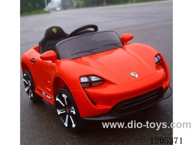 Children's electric car/Porsche: 6.4 * 2 battery, one click start, one-on-one remote control, battery level display, front and rear swing function, USB port, MP3 port, four-wheel suspension, convenient handle, dual electric and dual wheel drive