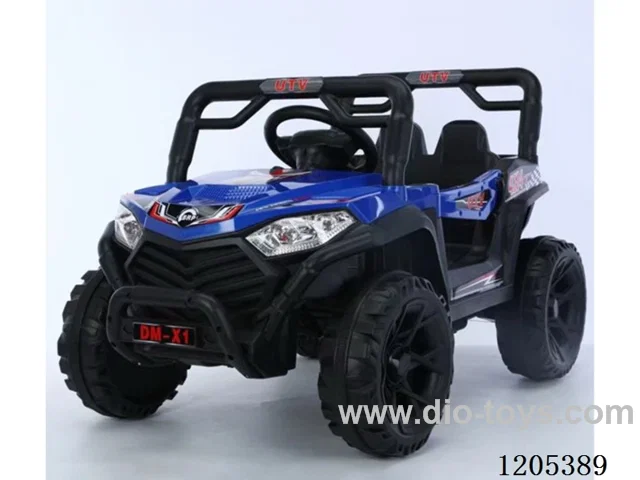 Children's electric car/6V dual battery, dual drive, dual height door opening, remote control, USB, one click start, music and lighting
