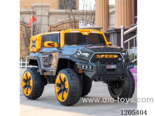 Children's electric car/390 * 2 motor, 12V7 large battery, one click installation of steering wheel, front and rear LED lights, four-wheel suspension, Bluetooth, rocking, early education, mobile app remote control.
