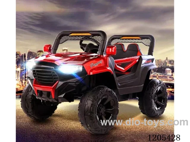 Children's electric car/Multifunctional 2.4G one-on-one remote control, 12v7 battery, battery level display, balanced swing function, full-time four-wheel dual drive, early education function, English story, LED headlights, four-wheel shock absorption, convenient handle, four-wheel shock absorption,