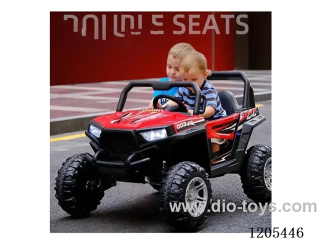 Children's electric car/12V4.5A battery * 1, dual wheel drive, one click start, battery level display, dynamic music, unique arc shaped double door, USB interface, with Bluetooth, high and low speed, joystick forward and backward, mobile app remote control, front and rear sway, four-wheel shock abso