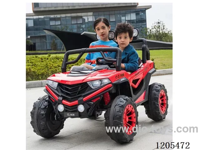Children's electric car/Functional configuration: 12V10A battery, 390 motor four-wheel drive, dual door, steering wheel one button installation, central control panel USB/MP3 socket one button start, 2.4G one-on-one Bluetooth remote control. 3-speed regulation, slow start, front and rear sway functi