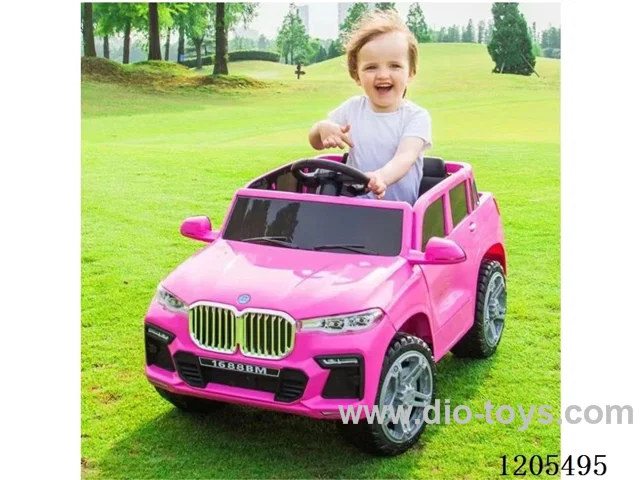 Children's electric car/Dual electric and dual drive, integrated music version, dual door, swing, battery display, body with LED flashing light, early education function, English story, USB port