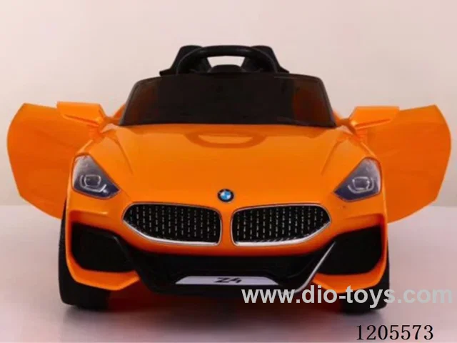 Children's electric car/One-button start, double door opening, swing, power display, LED light, early education music, USB port, Bluetooth remote control