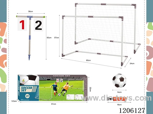 Double Goal Scoring Soccer Goal Set